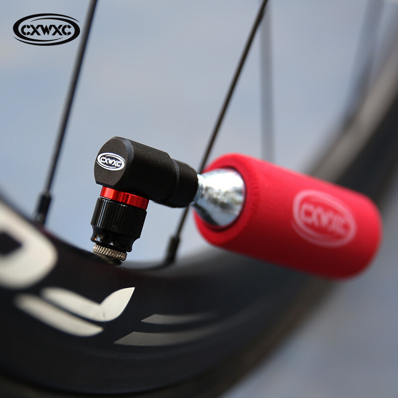 CXWXC CO2 pumpa za napuhavanje bicikla za Schrader Presta adapter MTB cijev gume za cestovni bicikl Mini ručna pumpa Dodaci za biciklizam