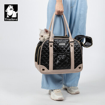 Truelove Pet Fashion Carrier Handbag Walk Outside for Small Dog and Medium Kitty Cat and Breathable TLX6971