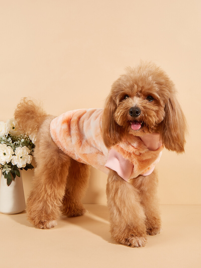 Super mekana plišana zimska topla majica za pse od umjetnog zečjeg krzna, modna topla majica s kornjačinom ovratnikom za mačku