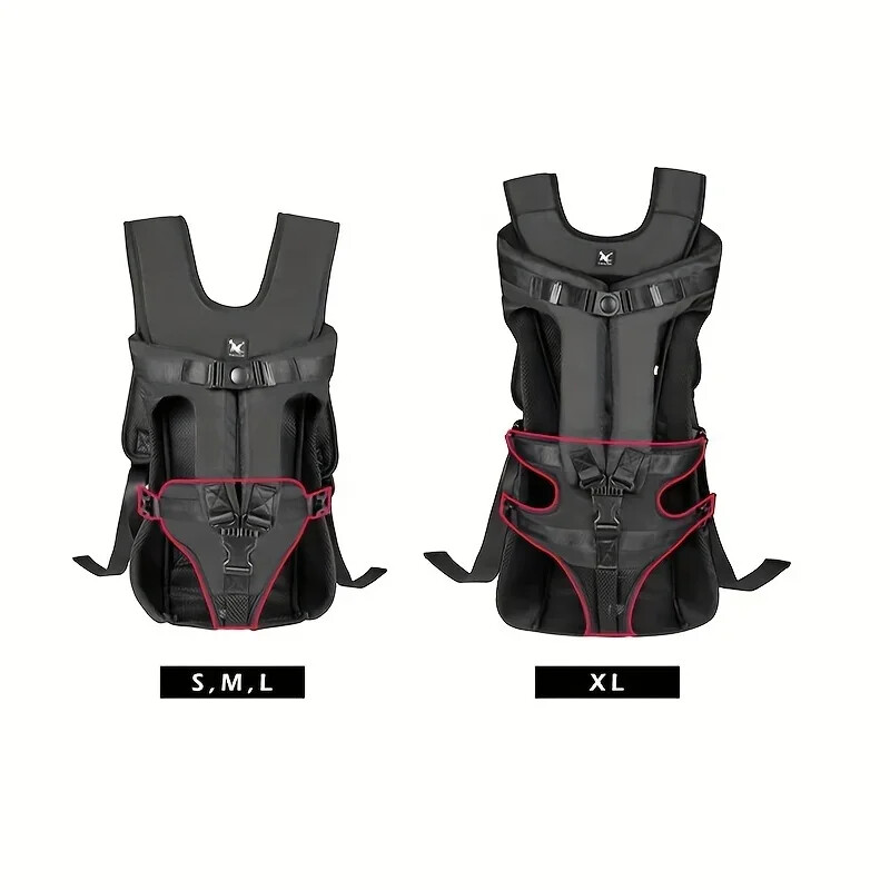 Regulējamas mājdzīvnieku priekšējās suņu nēsāšanas mugursomas, brīvroku suņu mugursoma, vidēji mazi suņi