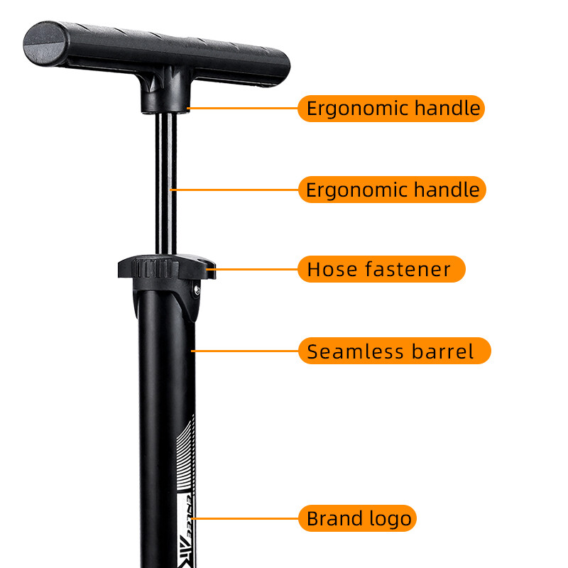 ENLEE Pumpa s pedalom za bicikl Prijenosna okomita pumpa Visokotlačna biciklistička oprema za brzo napuhavanje bez napora