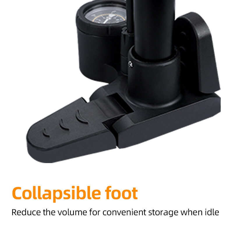 ENLEE Pumpa s pedalom za bicikl Prijenosna okomita pumpa Visokotlačna biciklistička oprema za brzo napuhavanje bez napora