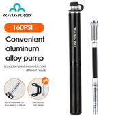 Pumpa za bicikle s mjeračem odgovara Presti i Schraderu Precizno napuhavanje Mini pumpa za gume za bicikle Visoki tlak 160 PSI Dodaci za bicikle