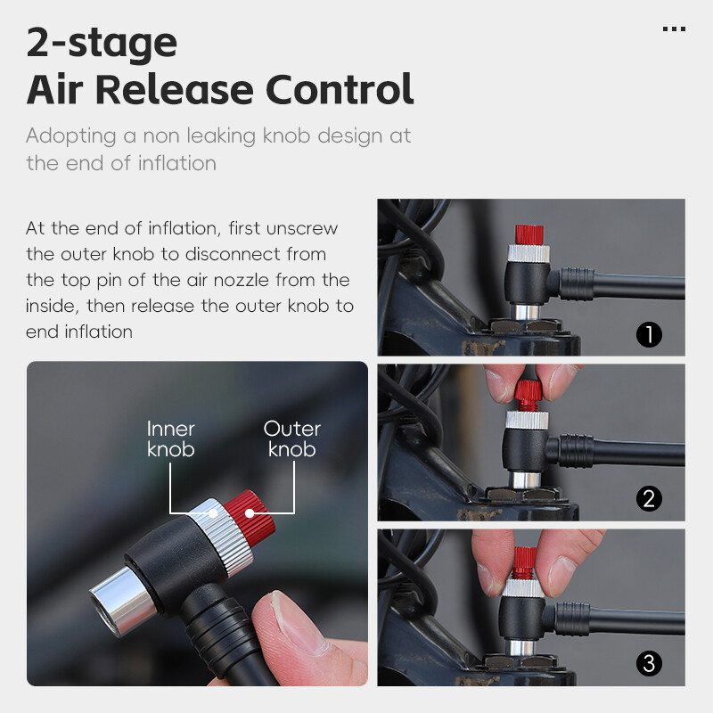 WEST BIKING 400PSI velosipēda gaisa sūknis augstspiediena MTB velosipēda amortizatora sūknis ar mērinstrumentu Schrader vārstu priekšējās dakšas aizmugurējai balstiekārtai