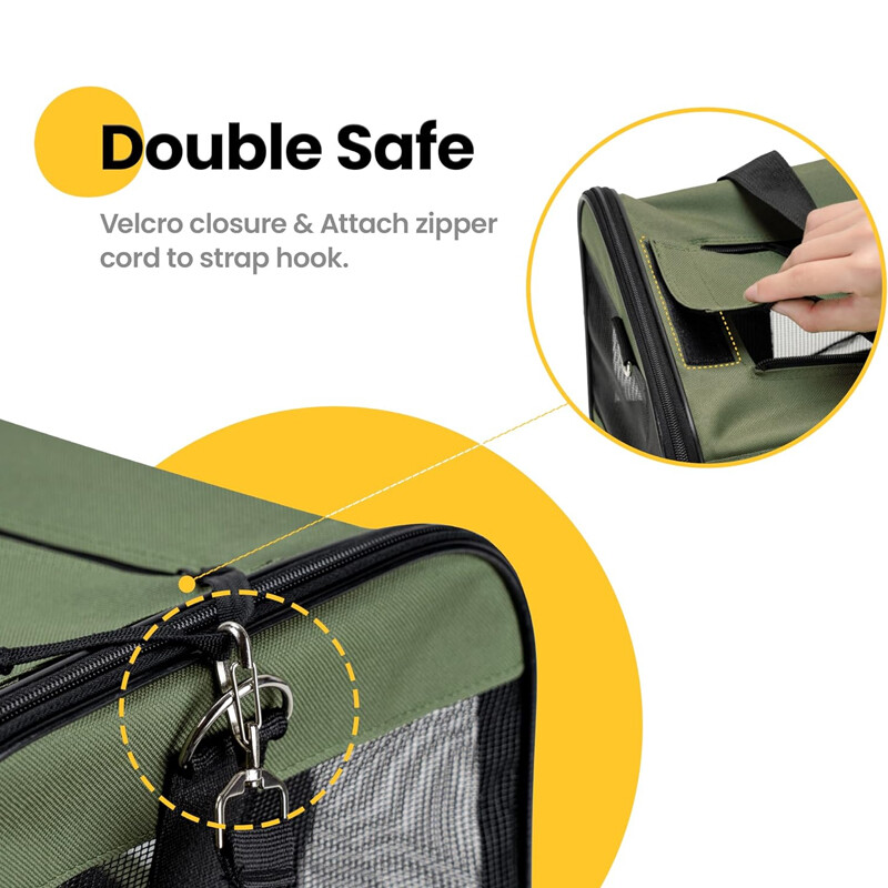 Elpojoša kaķu ligzda pārnēsājama viegla pasta soma Salokāma automašīnas pārnēsājama kaķu būra mājdzīvnieka soma