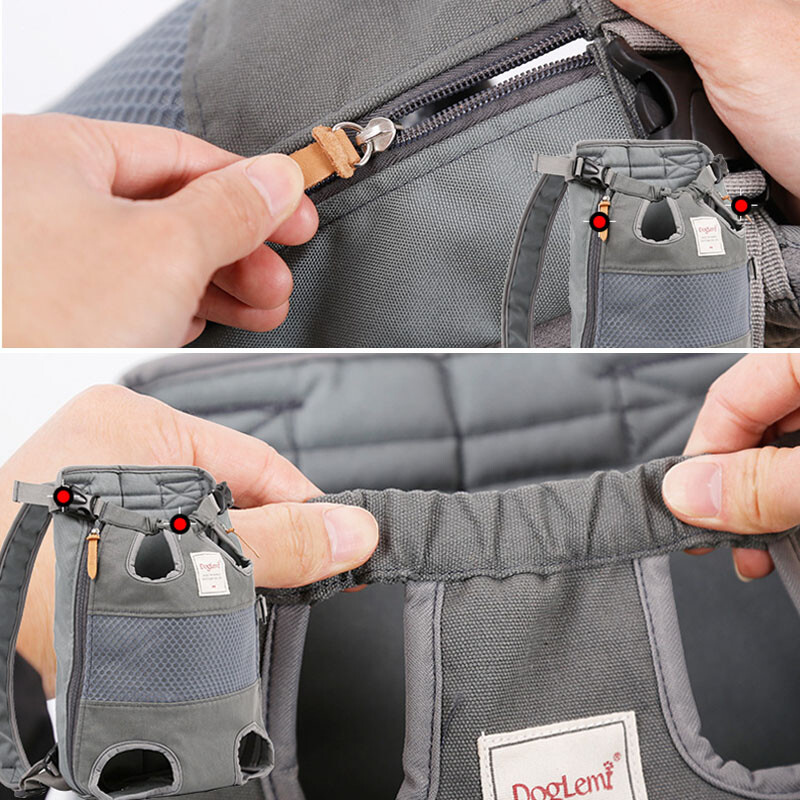 Mājdzīvnieku mugursomas pārvadātājs kaķu suņiem Priekšējais ceļojumu suņu soma, kas paredzēts dzīvniekiem Maziem vidējiem suņiem Buldogu kucēns Močila Para Perro