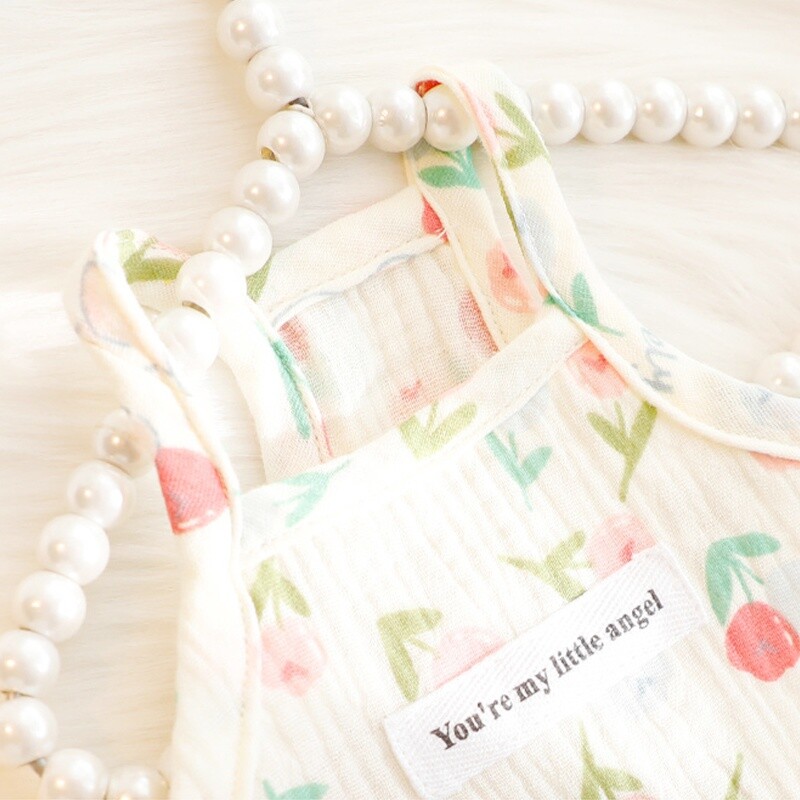 Modes apdruka suņu kleita maziem suņiem Mīksts suņu apģērbs Jauki kucēnu kāzu svārki Vasaras kaķu kleita Mājdzīvnieku kostīmi Čivavas apģērbi