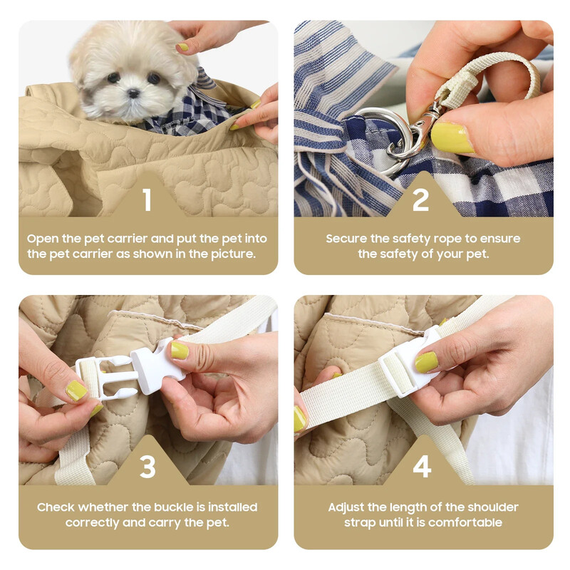 Suņa lādes soma Ziemas mājdzīvnieku soma īpaši liela ietilpība Tīras kokvilnas hermētisks ūdensnecaurlaidīgs soma Suņu automašīnas sēdeklis suņu mugursoma