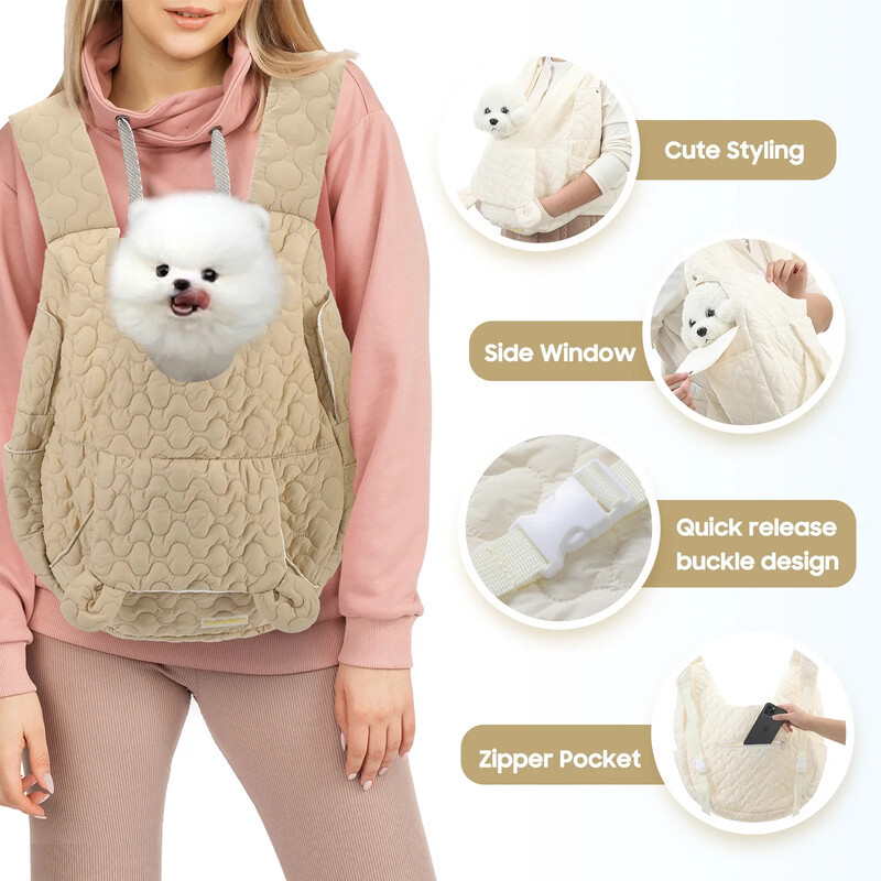 Suņa lādes soma Ziemas mājdzīvnieku soma īpaši liela ietilpība Tīras kokvilnas hermētisks ūdensnecaurlaidīgs soma Suņu automašīnas sēdeklis suņu mugursoma