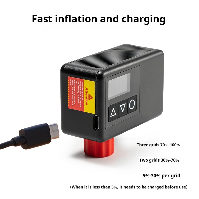 OFFBONDAGE Velosipēdu gaisa sūknis Mini elektrisks pārnēsājams velosipēda sūknis FV AV piepūšamais Presta Schrader Valve Road MTB velosipēdu piederumi