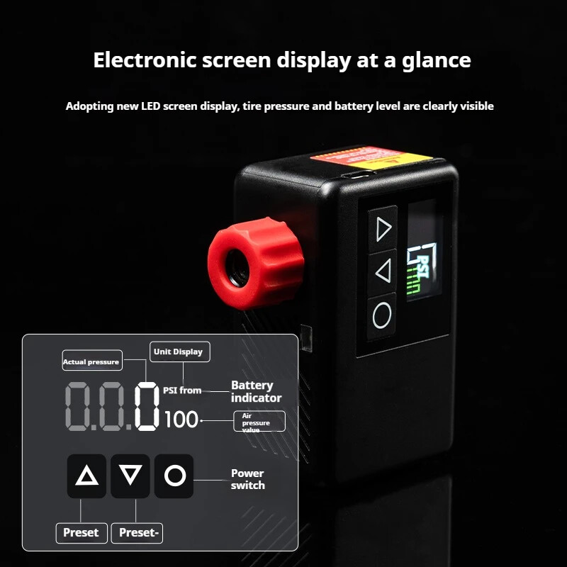 OFFBONDAGE Velosipēdu gaisa sūknis Mini elektrisks pārnēsājams velosipēda sūknis FV AV piepūšamais Presta Schrader Valve Road MTB velosipēdu piederumi