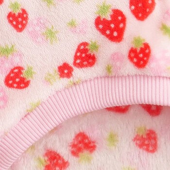 Love Strawberry Fruit Pattern Φθινοπωρινό και Χειμώνα Κρύο Μόνωση Ζεστή Γάτα και Σκύλο Universal βελούδινο κουκούλα για κατοικίδια νέο στυλ