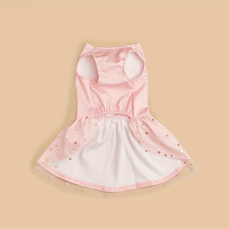 Suns Kleita Meitene Suņu Apģērbs Mājdzīvnieku Apģērbs Sunītis Rozā Bowknot Tills Kaķis Sequin Apģērbs Kucēnu Kleitas Suņu apģērbs Dzimšanas diena