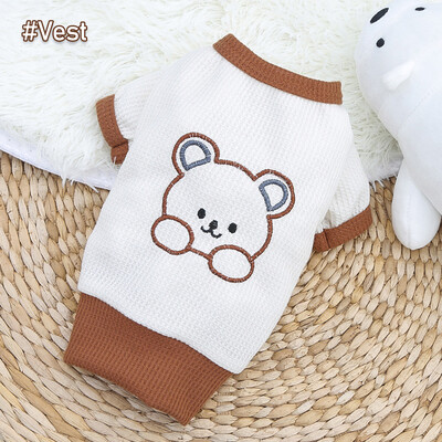 Pavasara vasaras kleita sunim mājdzīvnieku svārki mājdzīvnieku mīļotāju apģērbi Ērts, mīksts kucēns Suņi kaķi Vestes kleita mājdzīvnieku apģērbi suņu apģērbi