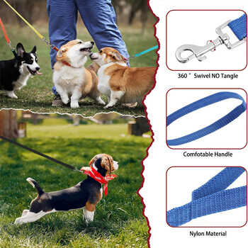 Νάιλον λουριά εκπαίδευσης σκύλων Walking Pet Leash Rope Σχοινί έλξης για μικρά μεγάλα σκυλιά 1,5M /1,8M /3M /4,5M/ 6M /10M Προμήθειες για κατοικίδια