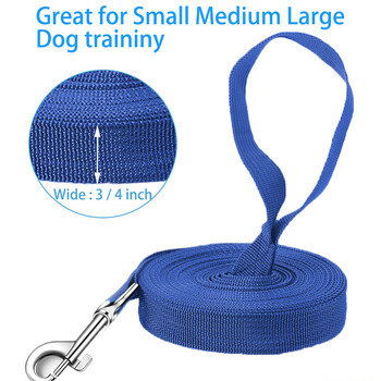 Νάιλον λουριά εκπαίδευσης σκύλων Walking Pet Leash Rope Σχοινί έλξης για μικρά μεγάλα σκυλιά 1,5M /1,8M /3M /4,5M/ 6M /10M Προμήθειες για κατοικίδια