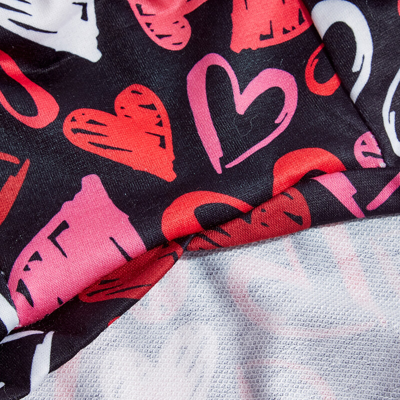 Juokingi širdies marškinėliai Valentino dienos naminių šunų gobtuvai Mieli šuniuko kostiumo drabužiai mažiems vidutiniams šunims katėms augintiniams