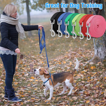 1.5/1.8/3/4.5/6/10M Nylon Walking Pet rope rope Training Training Dog ChainTraction Rope for Small Large Dogs Προμήθειες για κατοικίδια εξωτερικού χώρου