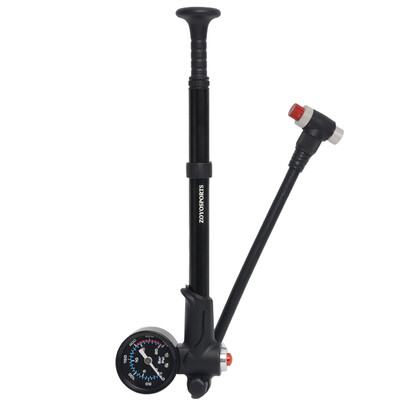 ZOYOSPORTS augstspiediena 300 PSI kalnu velosipēda trieciensūknis Schrader vārstam