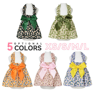 Xs-Xl Floral cățeluș Moda primăvară vară rochii de prințesă 2024 dulci drăguțe rochii pentru animale de companie Cățeluș câine fustă teckel haine îmbrăcăminte