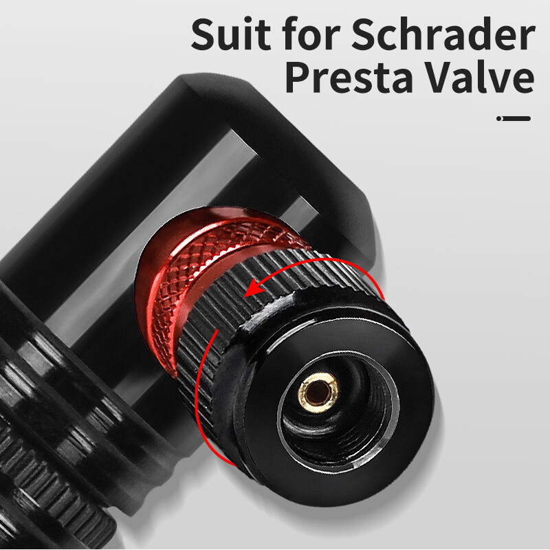 WEST BIKING pārnēsājams mini velosipēdu sūknis 130 PSI kalnu šosejas velosipēda rokas sūknis Schrader Presta basketbola sūknis riteņbraukšanas aprīkojums