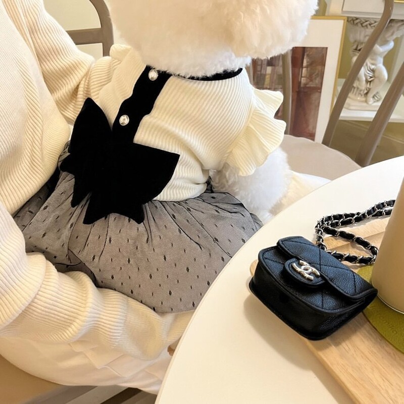 Suns Princeses Kleita Vasaras Suņu Apģērbi Maziem Suņiem Mājdzīvnieku T-krekls Melns Mežģīnes Retro kucēna svārki Čivavas Bišona Meiteņu Suņa Kostīms