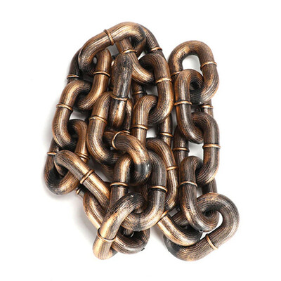 1,5 m smieklīgi plastmasas simulācijas ķēde suns mājdzīvnieku pavadas mājdzīvnieku vilkmes virves Helovīna rekvizīti