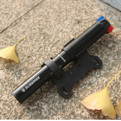 Mini velosipēda sūknis 120PSI slēptās šļūtenes riteņbraukšanas rokas sūknis velosipēda piepūšanai alumīnija sakausējums, nodilumizturīgs pārnēsājams AV FV sūknim