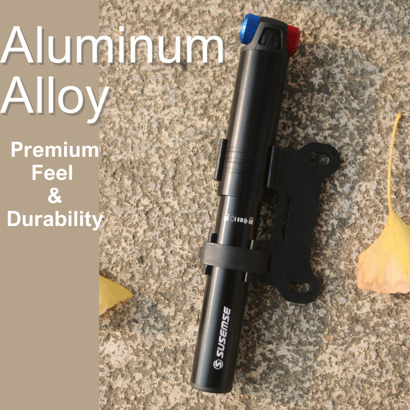 Mini velosipēda sūknis 120PSI slēptās šļūtenes riteņbraukšanas rokas sūknis velosipēda piepūšanai alumīnija sakausējums, nodilumizturīgs pārnēsājams AV FV sūknim