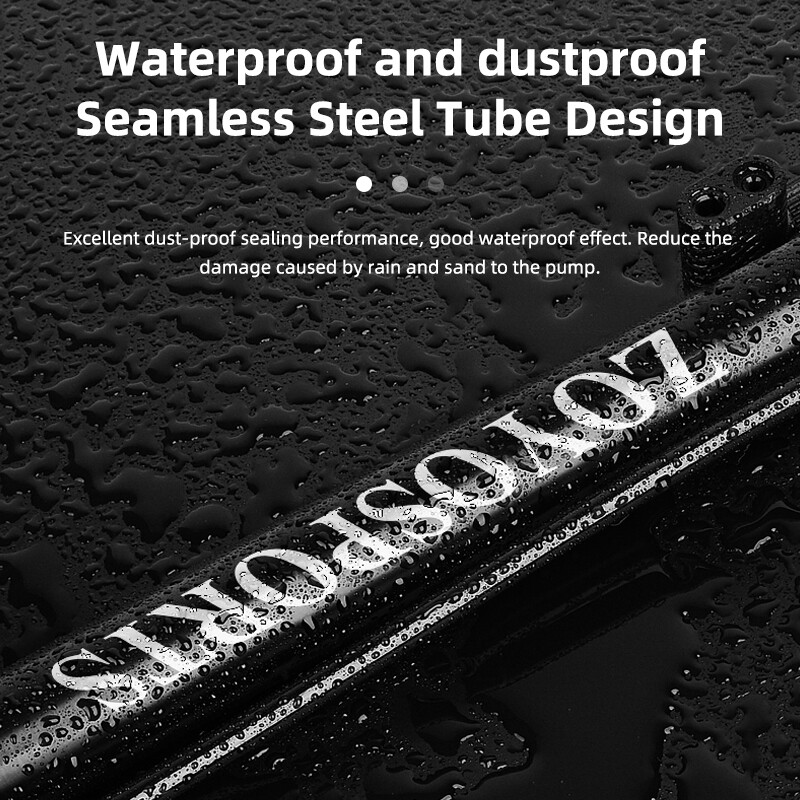 Aukšto slėgio dviračio oro siurblys 160 PSI su barometriniu dviračio pėdų siurbliu mini lengvas dviračio pripūtimo siurblys dviračio padanga