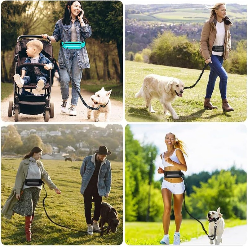 1kom pseći povodac za sport i trčanje bez ruku povodac reflektirajući i rastezljivi povodac za kućne ljubimce povodac za vanjske povodce potrepštine za kućne ljubimce