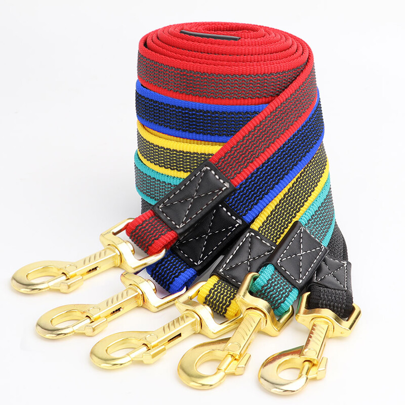 2 m ilgio šunų pavadėlis naminių gyvūnėlių pavadėlis, neslystantis guminis nailoninis treniruoklis vaikščiojimo virvei šunų pavadėliai mažiems vidutinio dydžio šunims