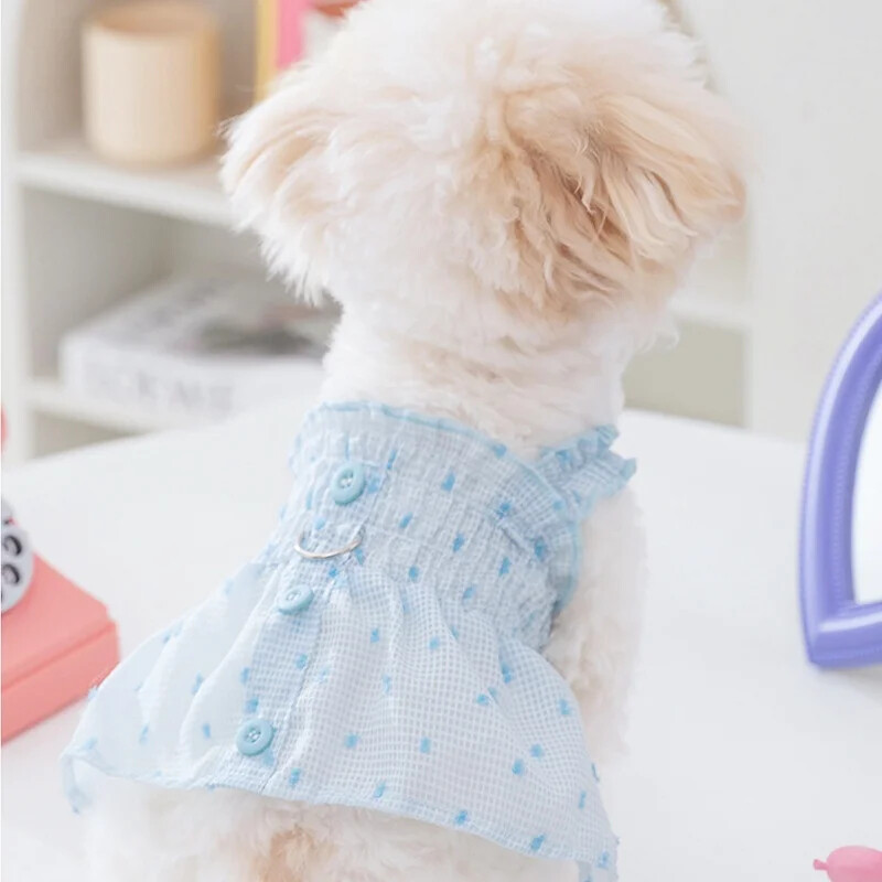 Lilleline Printsessi Koerakleit Suvine Koerariided Mood Kutsika Pulmasärk Armas Paljas Kassi Suspender Kleit Lemmiklooma Riided Koerte Kostüümid