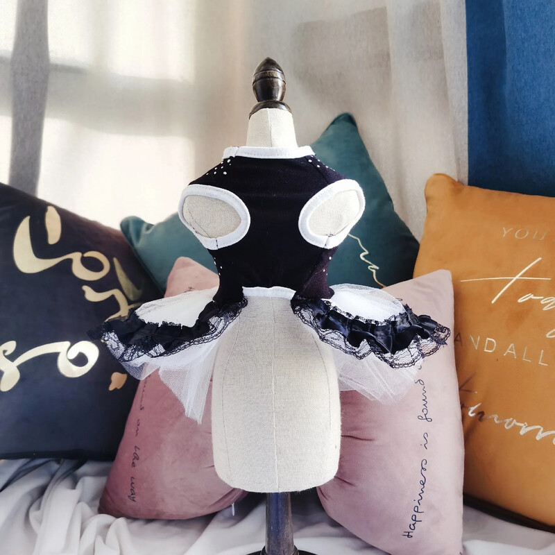 Koerte seelikud Lemmikloomade pulmakleidid Lemmikloomade kleidid Puudel Bichon Frise Printsessi kleit Suvised koerakleidid