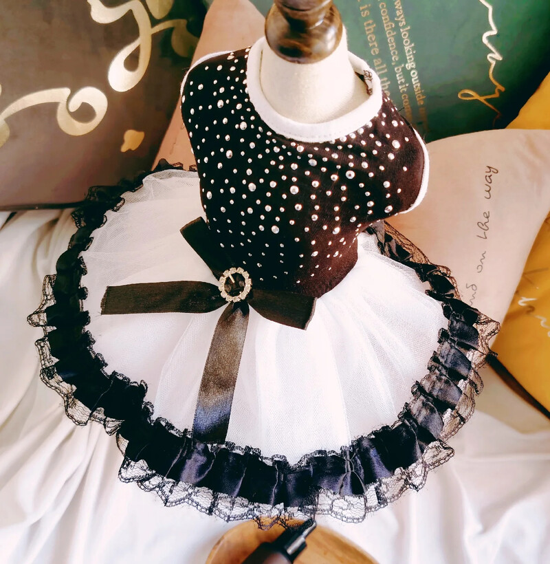 Koerte seelikud Lemmikloomade pulmakleidid Lemmikloomade kleidid Puudel Bichon Frise Printsessi kleit Suvised koerakleidid