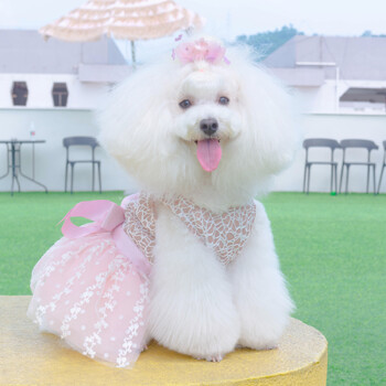 U Pick CuteBone Girl Puppy Dog Dress Fashion Dog Skirt Outfit Популярни дрехи за домашни любимци Подарък за малки кучета