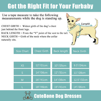 U Pick CuteBone Girl Puppy Dog Dress Fashion Dog Skirt Outfit Популярни дрехи за домашни любимци Подарък за малки кучета