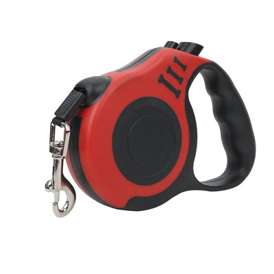 3 m 5 m 12/30 kg šuns pavadėlis, ištraukiamas ruletės antkaklis mažiems dideliems šunims Priedai Reguliuojamas patvarus vaikščiojimas pėsčiomis buldogo virvė