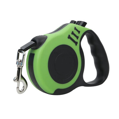 3 m 5 m 12/30 kg šuns pavadėlis, ištraukiamas ruletės antkaklis mažiems dideliems šunims Priedai Reguliuojamas patvarus vaikščiojimas pėsčiomis buldogo virvė