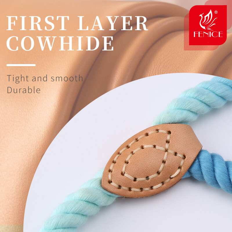 Fenice šunų pavadėlis apvalus medvilninis šunų švininis lynas Spalvoti naminių gyvūnėlių ilgi pavadėliai Diržas Lauko šunų vedžiojimo treniruotės lynai