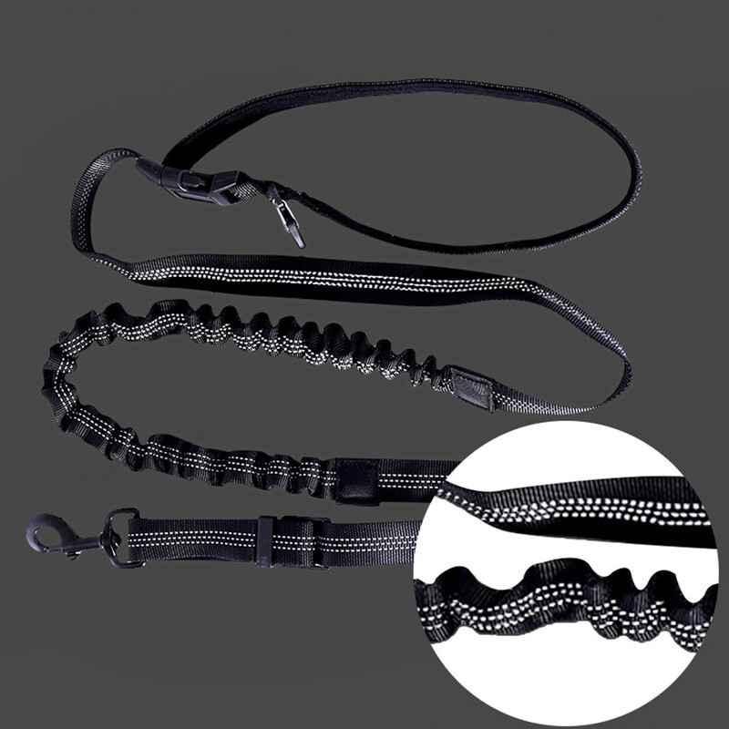 Elastinė buferinė sprogimui atspari skalavimo daugiafunkcinė šunų vedžiojimo grandinė, šunų traukimo lynas, reikmenys naminiams gyvūnėliams, bėgimo virvė