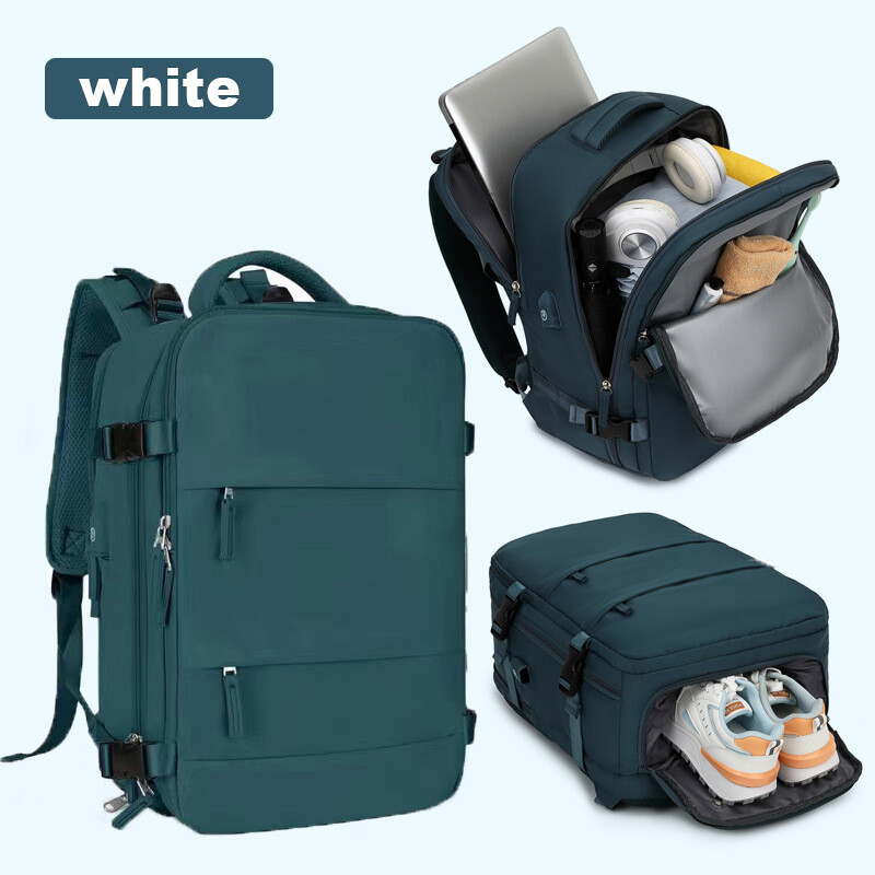 Határon átnyúló utazó hátizsák Nagy űrtartalmú női hátizsák, extra nagy, könnyű, többfunkciós poggyász hátizsák, üzleti táska rövid távú utazásokhoz