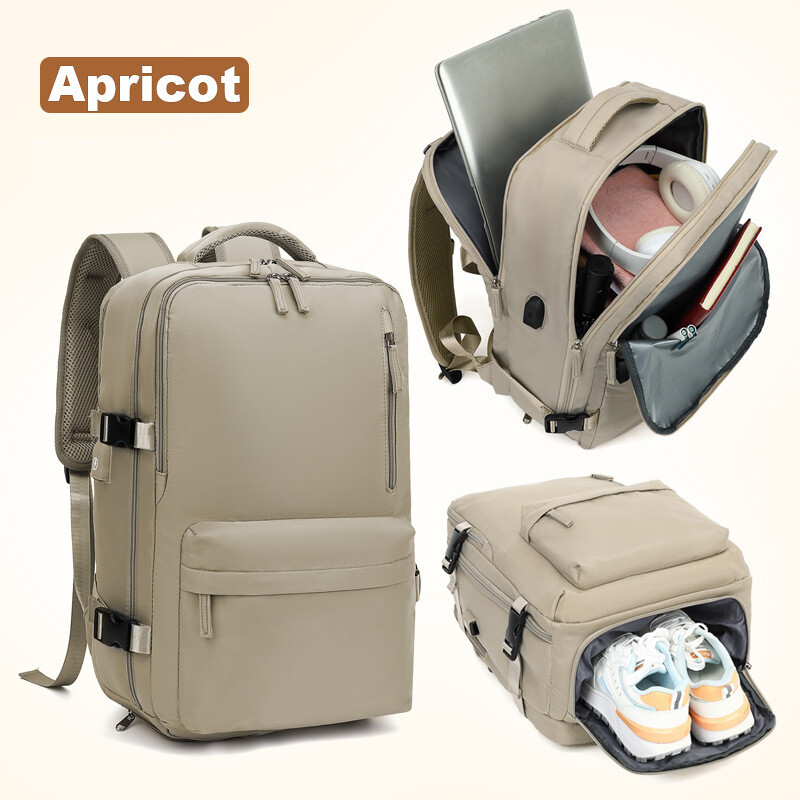 Határon átnyúló utazó hátizsák Nagy űrtartalmú női hátizsák, extra nagy, könnyű, többfunkciós poggyász hátizsák, üzleti táska rövid távú utazásokhoz