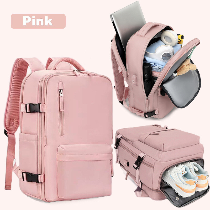 Határon átnyúló utazó hátizsák Nagy űrtartalmú női hátizsák, extra nagy, könnyű, többfunkciós poggyász hátizsák, üzleti táska rövid távú utazásokhoz