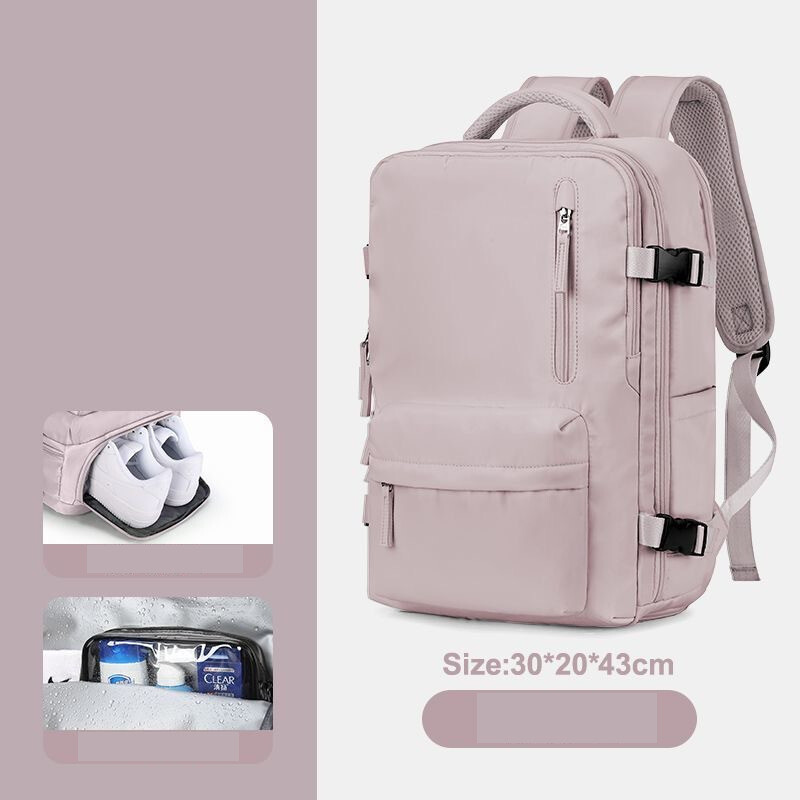 Határon átnyúló utazó hátizsák Nagy űrtartalmú női hátizsák, extra nagy, könnyű, többfunkciós poggyász hátizsák, üzleti táska rövid távú utazásokhoz
