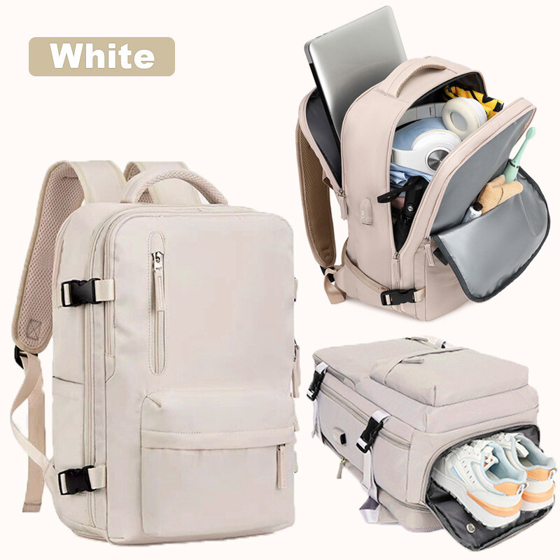 Határon átnyúló utazó hátizsák Nagy űrtartalmú női hátizsák, extra nagy, könnyű, többfunkciós poggyász hátizsák, üzleti táska rövid távú utazásokhoz