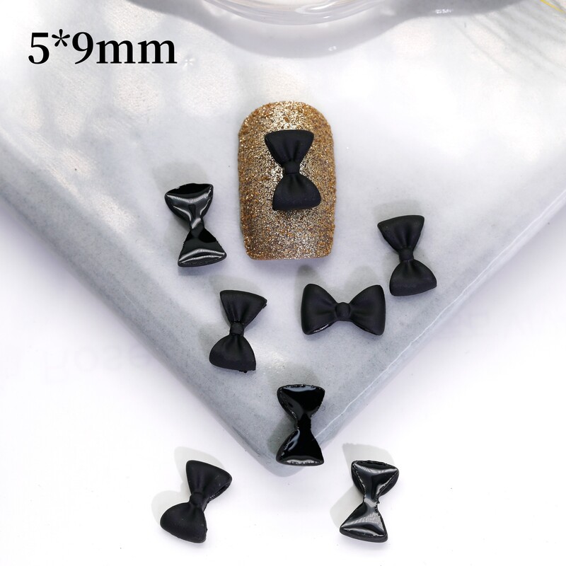 Nauji juostiniai nagų dailės priedai 50 vnt. juodai balti klasikiniai matiniai japoniško stiliaus universalūs trimačiai nagų papuošimai