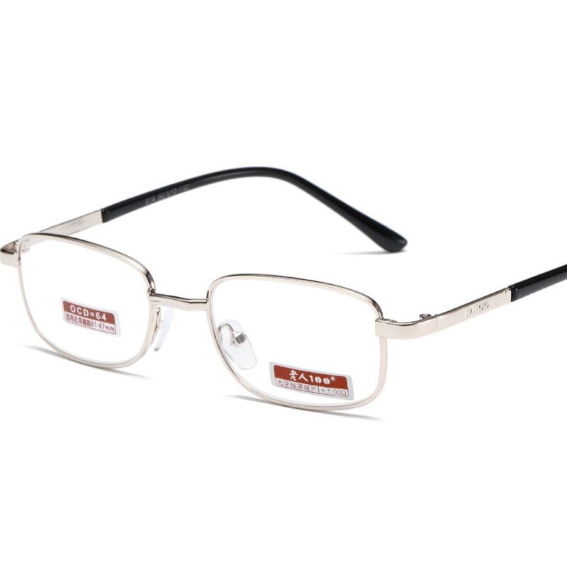 Igazi öreg 100-as olvasószemüveg 814-es optikai üveg 50 fokos - 400 fokos kifáradásgátló látás gyári közvetlen szállítás