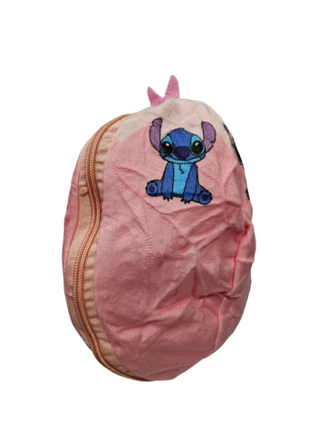 Играчка Stitch, В чувалче, Плюшена, Розово, 24 см