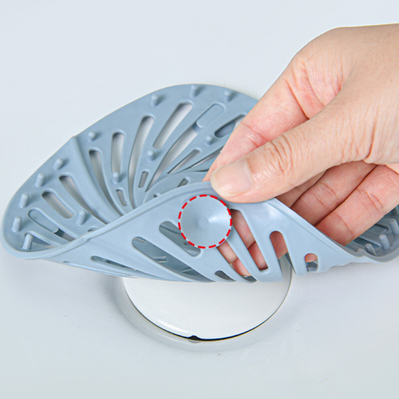 Grindų kriauklės gaudyklė šiukšlių plaukų filtras kanalizacijos silikono plaukų blokavimo tinklelis nuo plaukų slinkimo